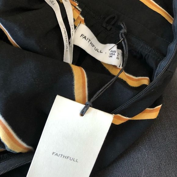 Faithfull the Brand Riley Stripe Halter Jumpsuit - Picture 4 of 8